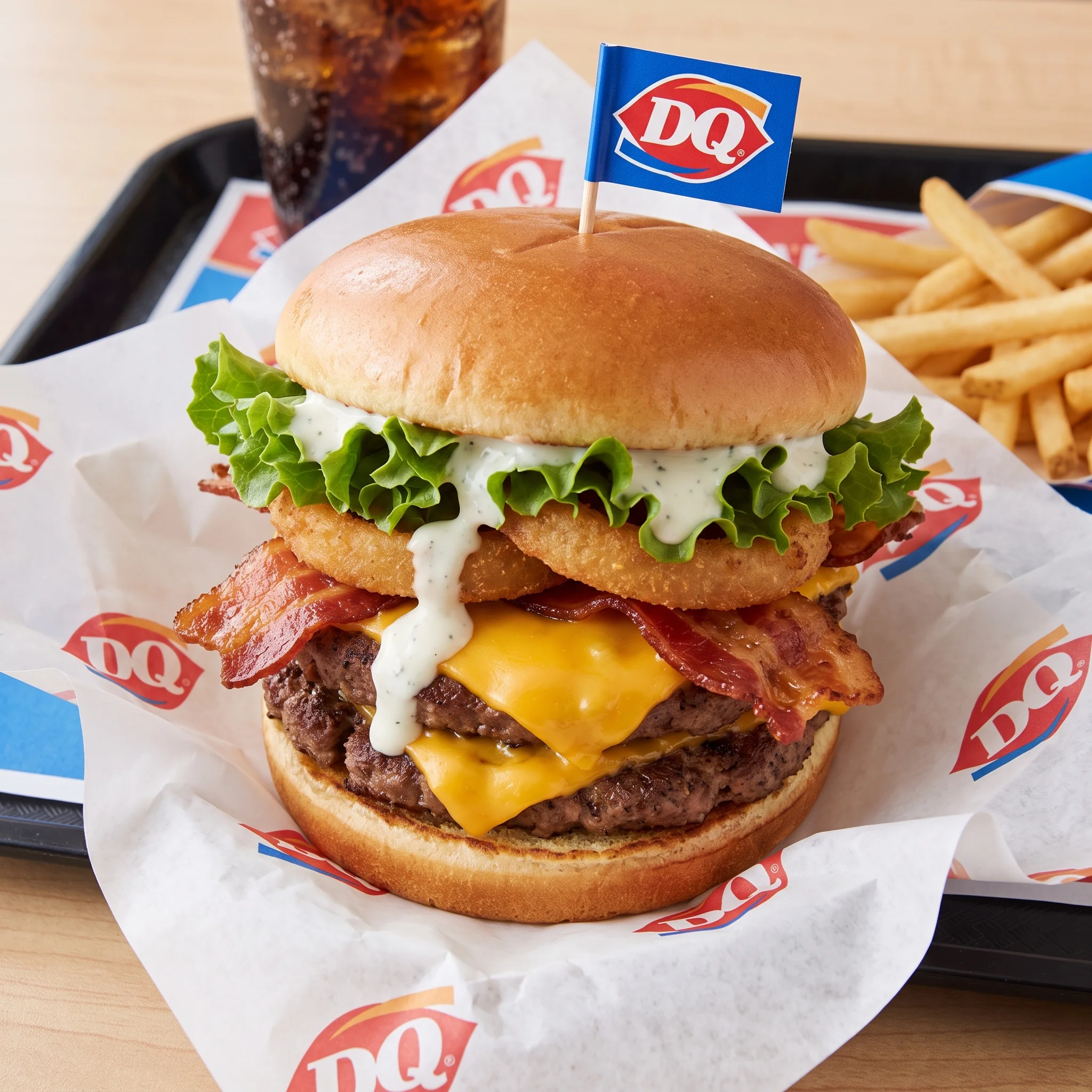 Backyard Bacon Ranch Stackburger — Dairy Queen 2026 menu item