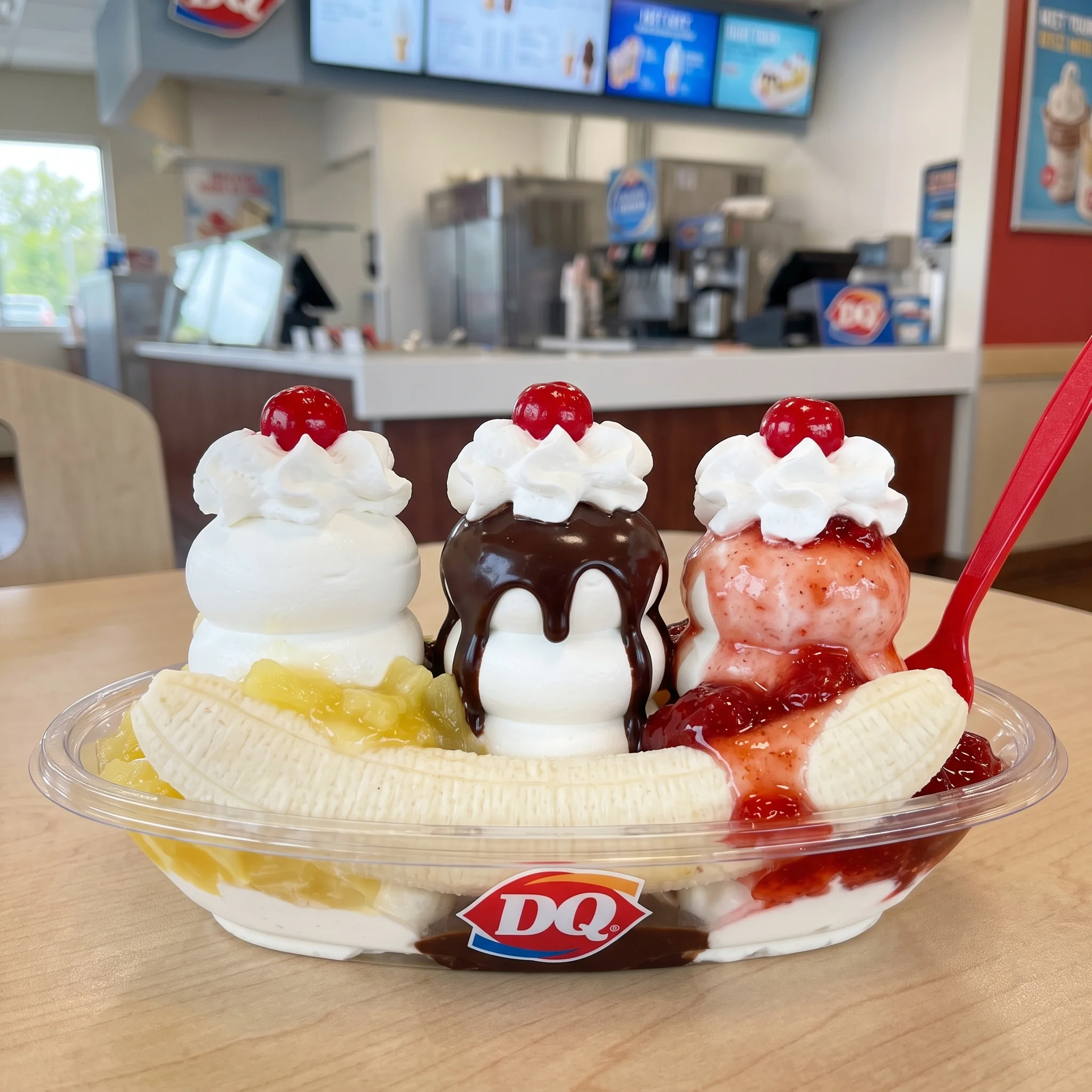 Banana Split — Dairy Queen