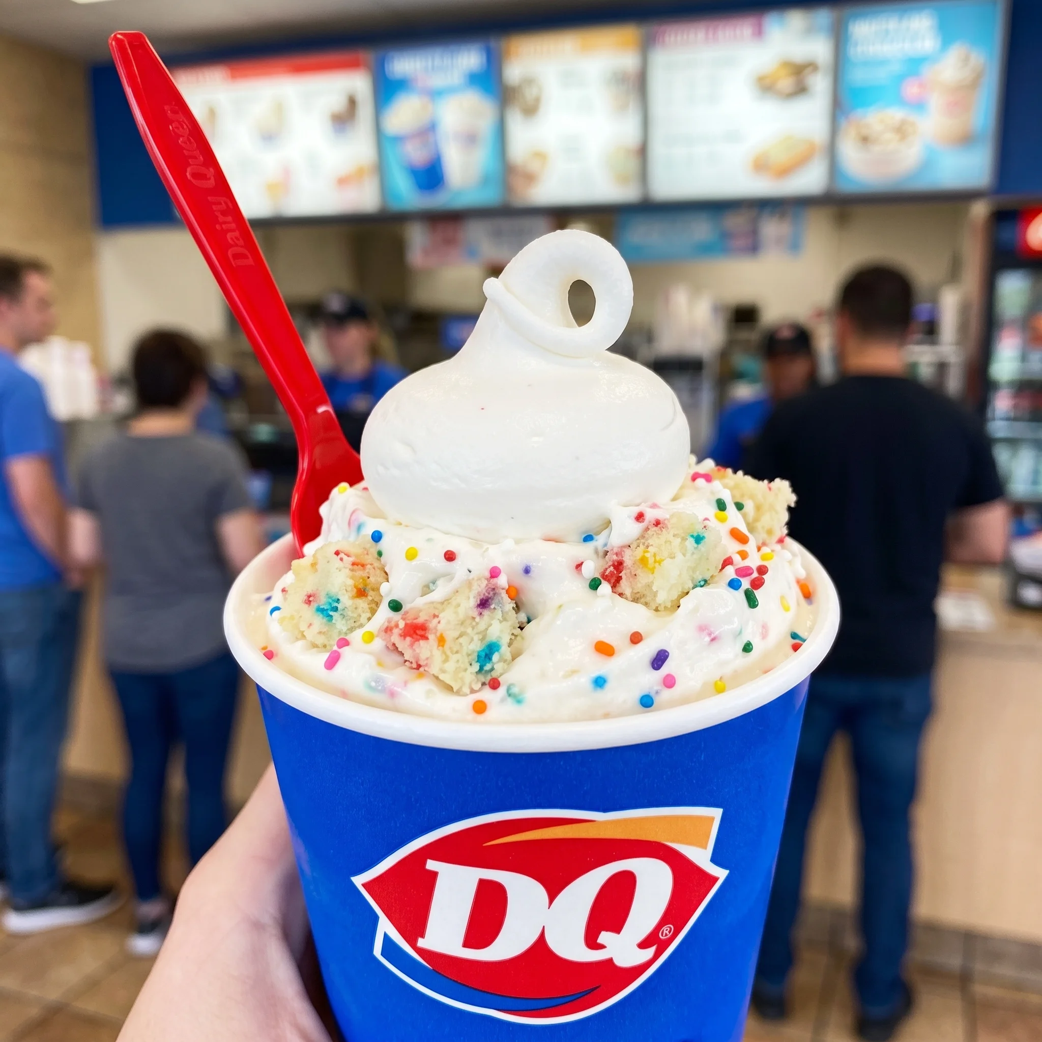 Confetti Cake Blizzard® Treat