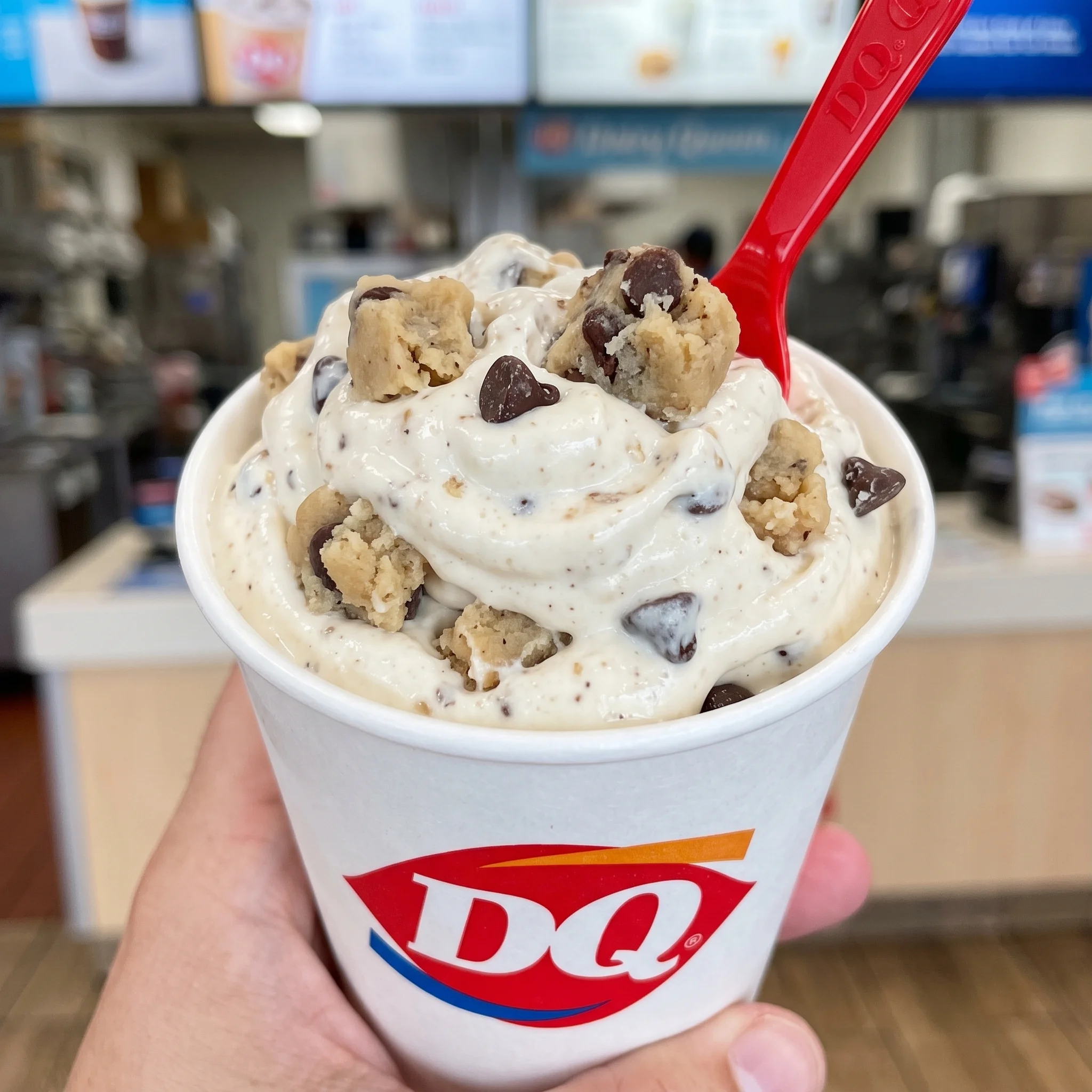 Chocolate Chip Cookie Dough Blizzard® Treat