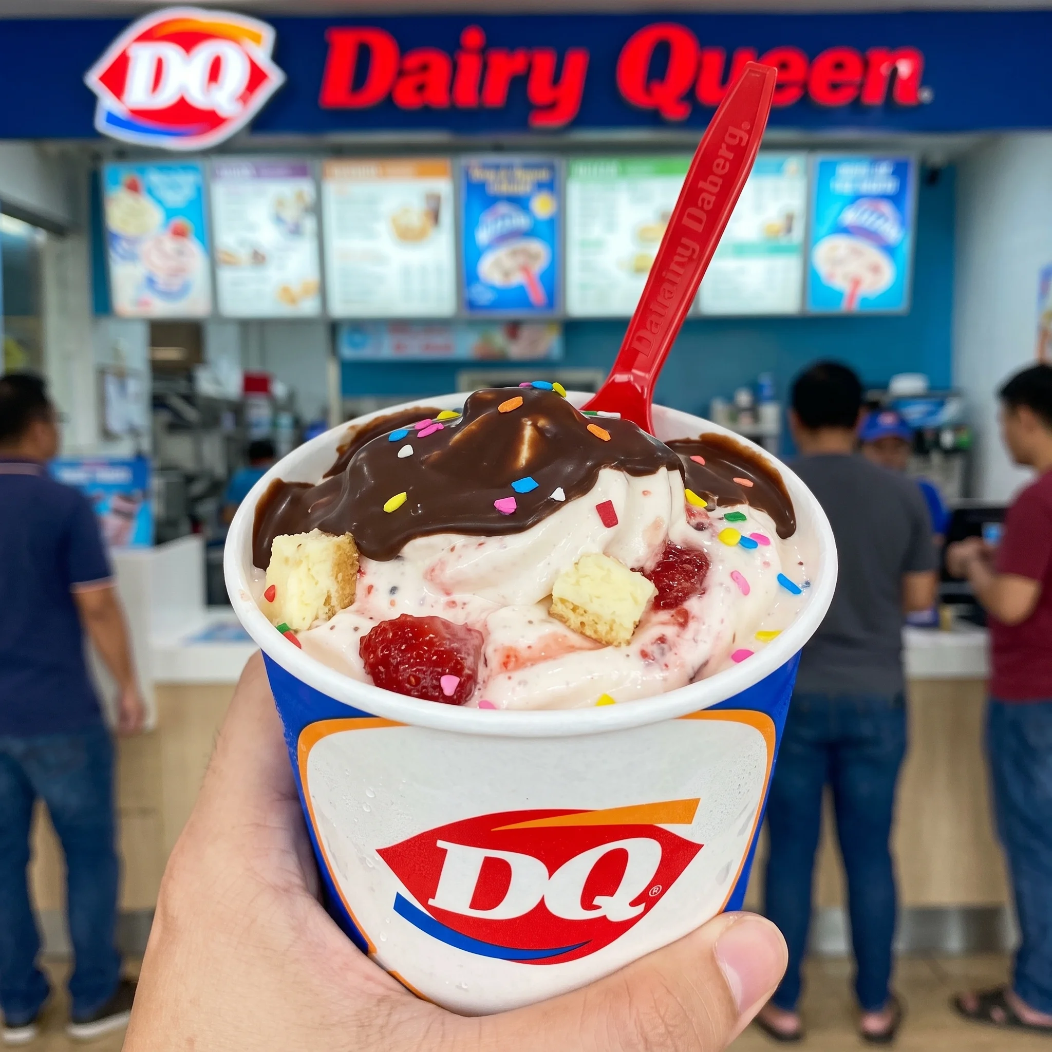 Dipped Strawberry Cheesecake Blizzard® Treat — Dairy Queen 2026 menu item