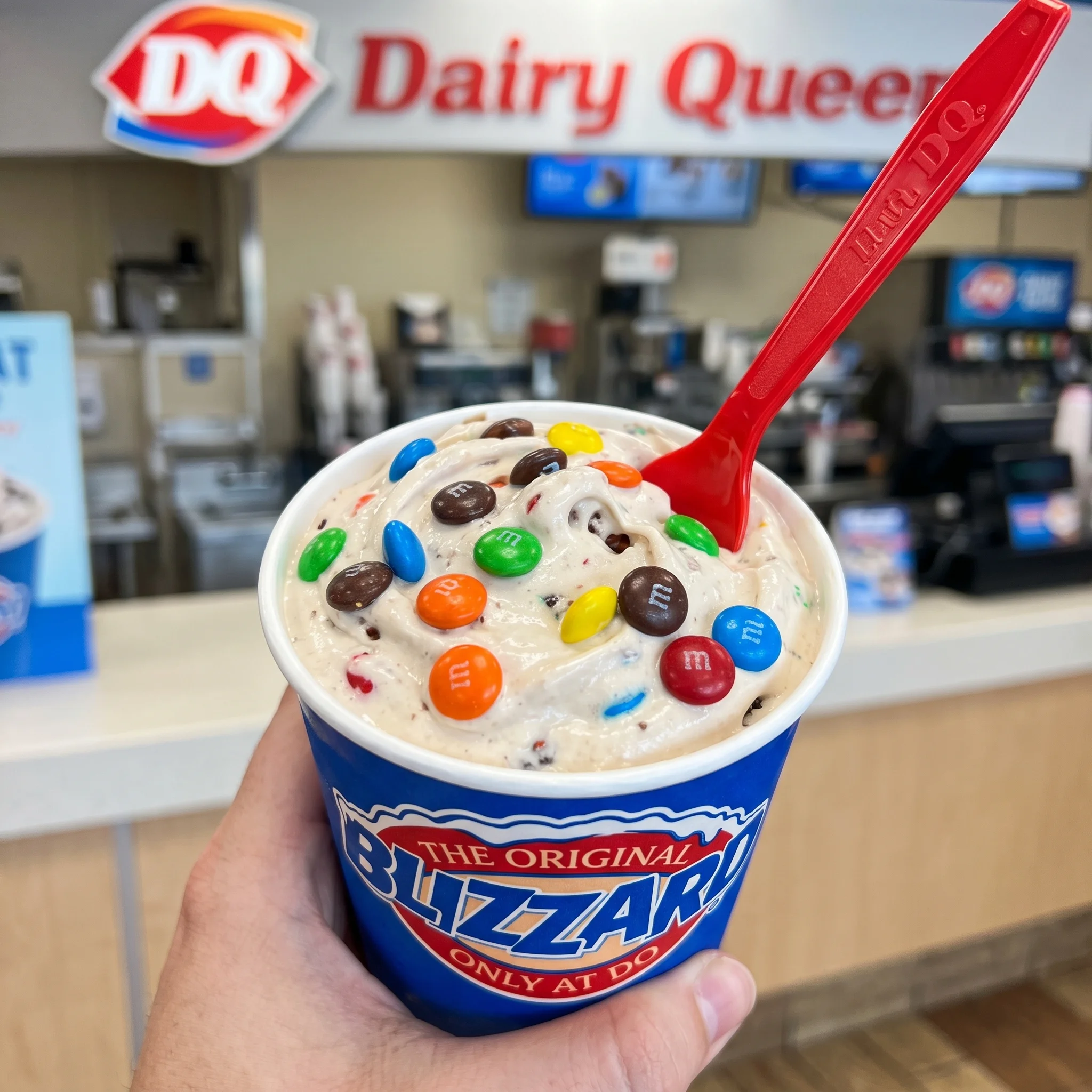 M&M's® Milk Chocolate Blizzard® Treat — Dairy Queen 2026 menu item
