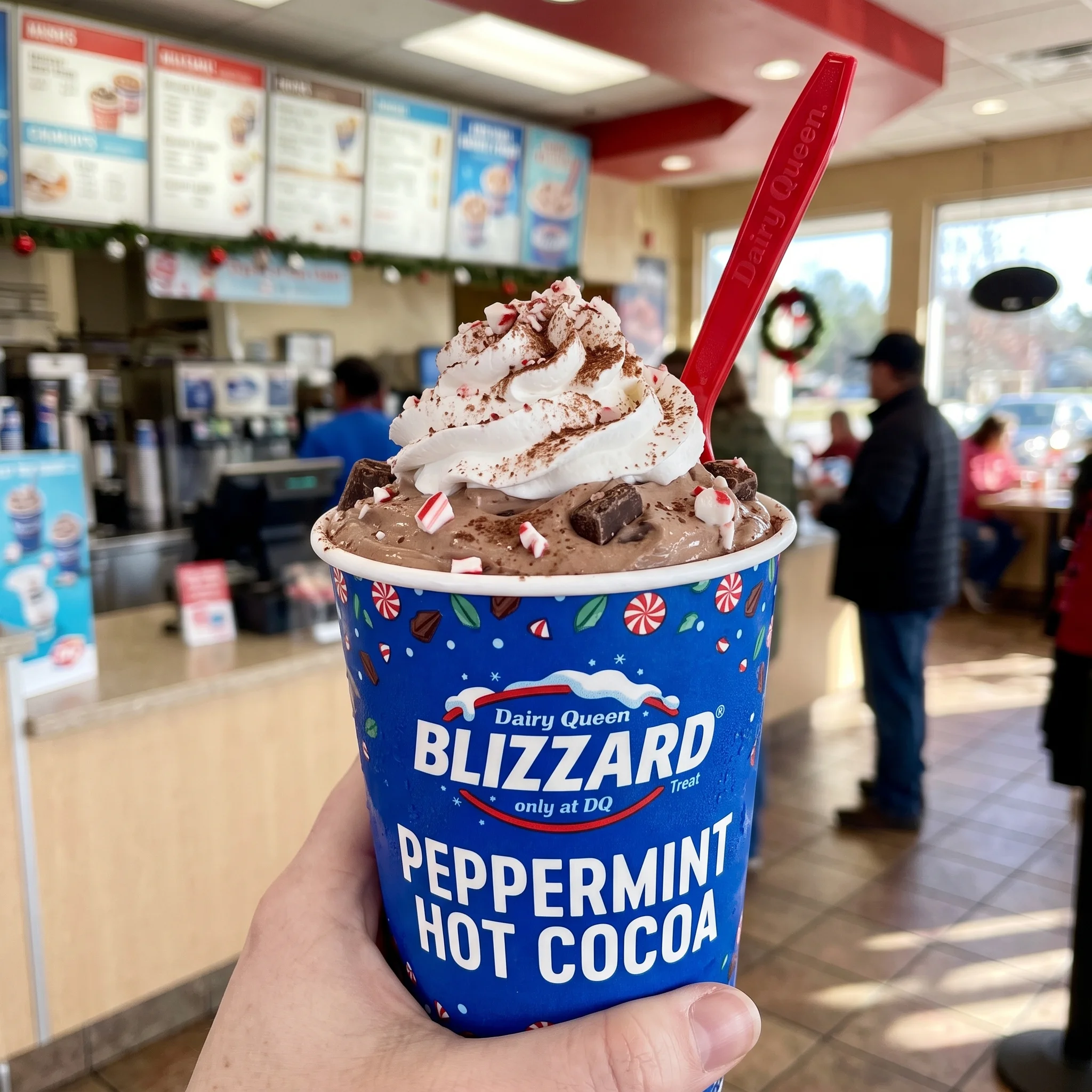 Peppermint Hot Cocoa Blizzard®