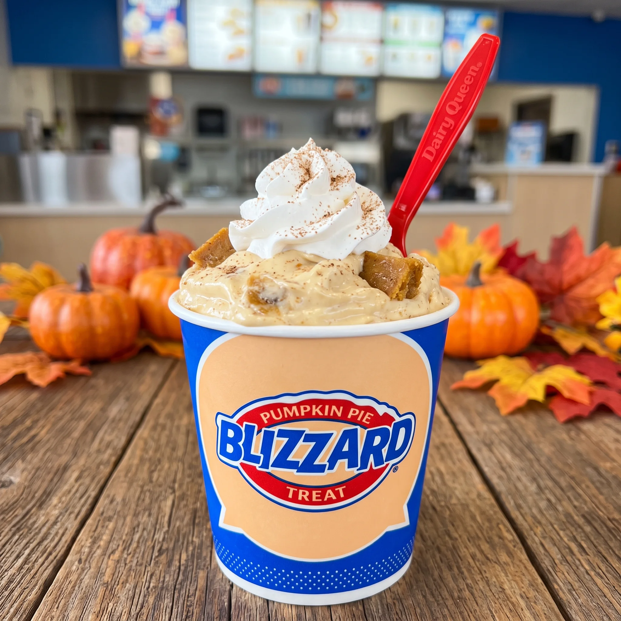 Pumpkin Pie Blizzard Treat
