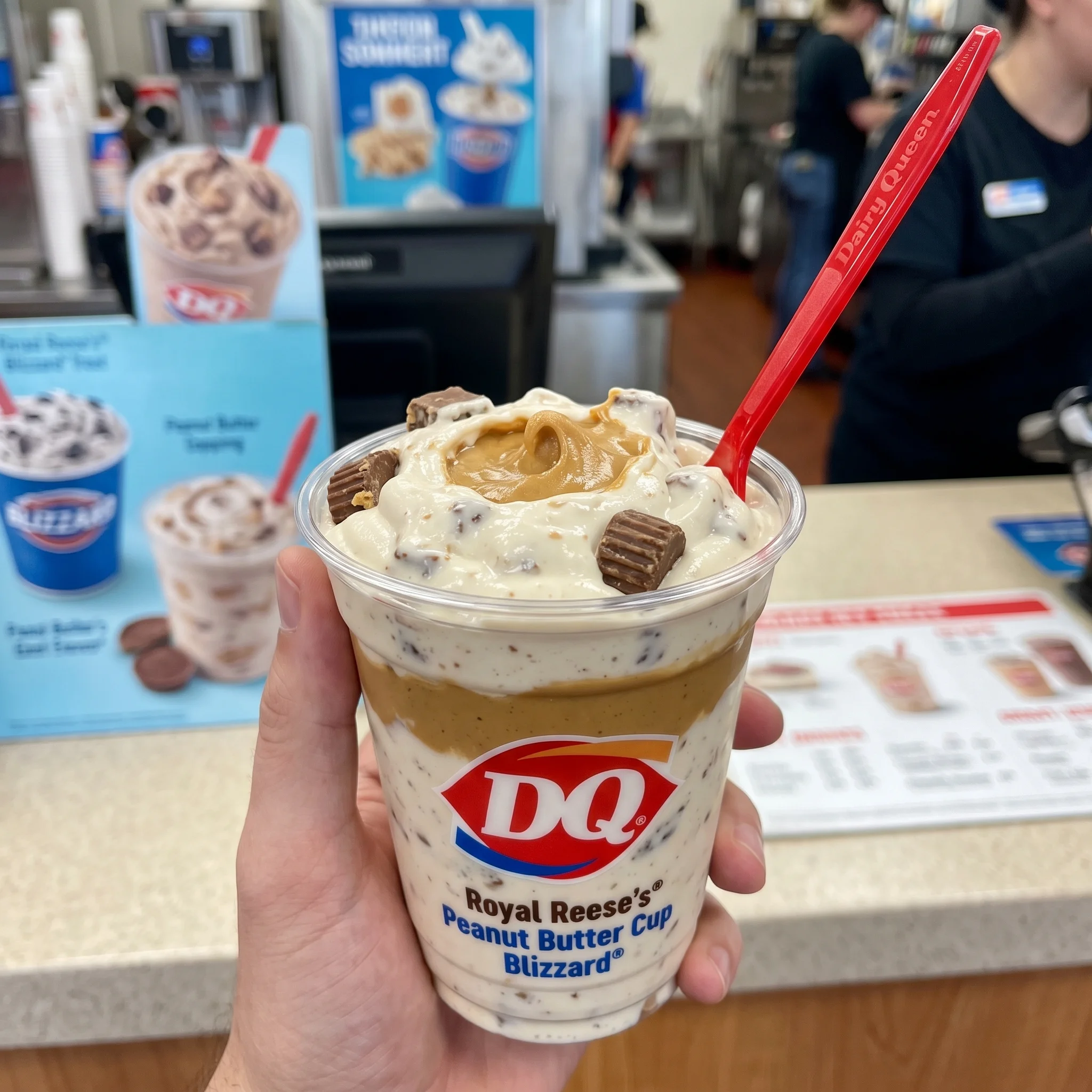Royal Reese's® Peanut Butter Cup Blizzard® Treat — Dairy Queen 2026 menu item