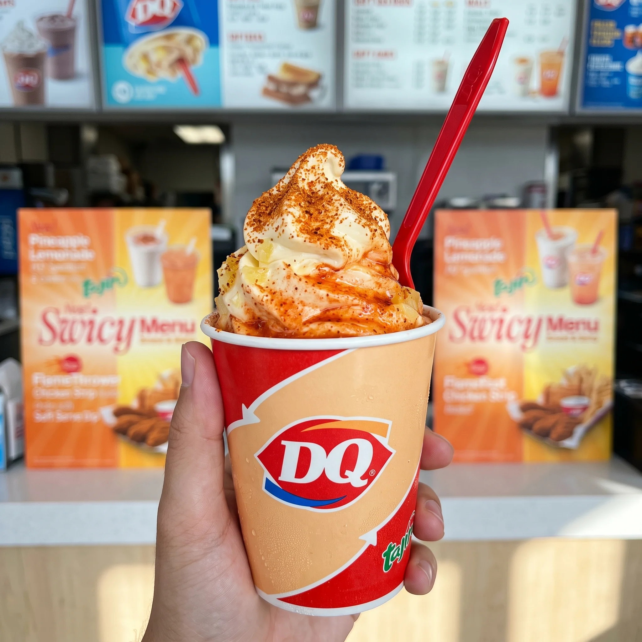 Swicy Pineapple with Tajín® Blizzard® Treat